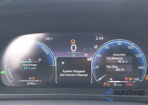 2025 Toyota Crown Nightshade Edition из США, поврежденный, VIN JTDAAAAF7S3037090